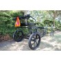 EZ Entry Horse Cart-Pony Size 55"/60" Straight Shafts w/18" Motorcycle Tires